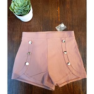 Brand new nude pink stretch fashion shorts